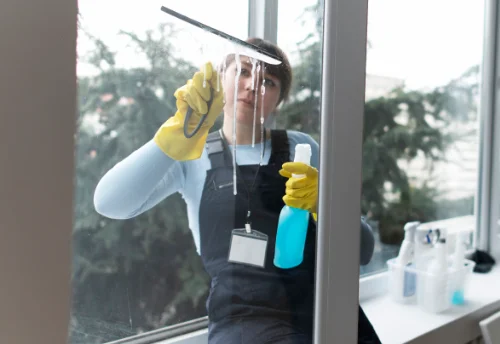 Nettoyage de vitres intérieures et extérieures à Saint-Ouen-des-Alleux